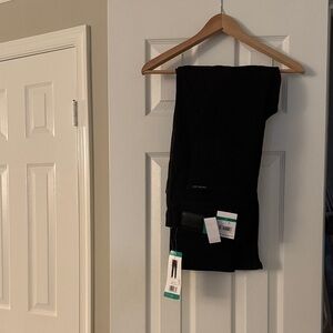 Straight Cut High Rise Black Jeans